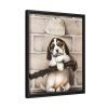 88293-1.jpg Puppy by L. Prang & Co Framed Canvas