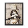 88293.jpg Puppy by L. Prang & Co Framed Canvas