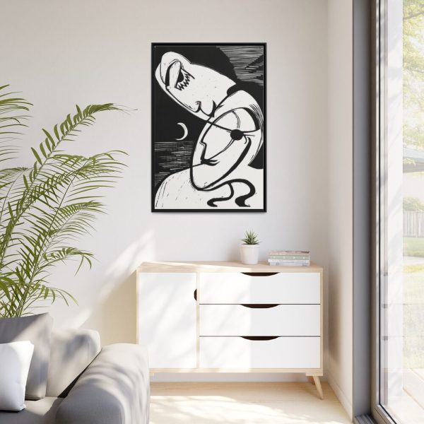 88299-103.jpg The Kiss by Ernst Ludwig Kirchner Framed Canvas
