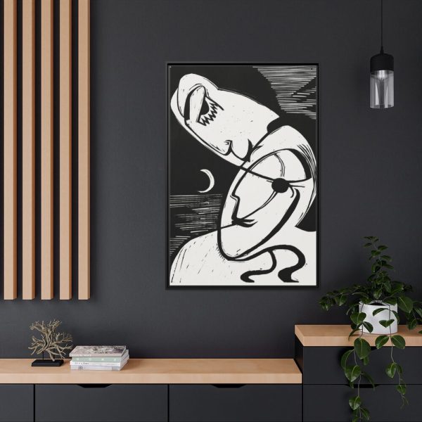 88299-104.jpg The Kiss by Ernst Ludwig Kirchner Framed Canvas