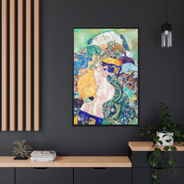 88299-119.jpg Baby (Cradle) by Gustav Klimt Framed Canvas