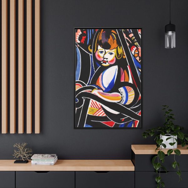 88299-124.jpg Child in Rocker by Henry Lyman Sayen Framed Canvas