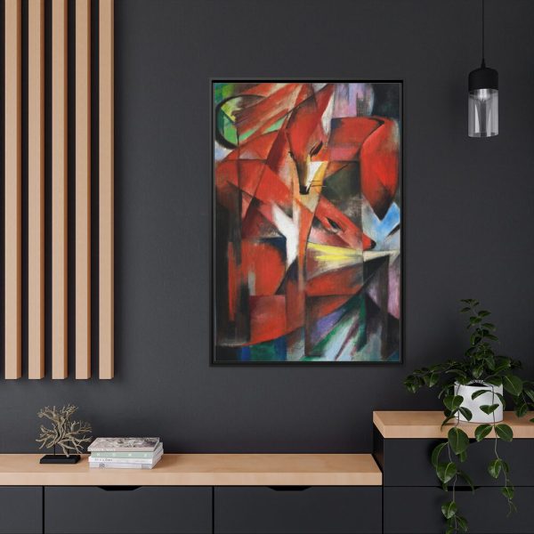 88299-139.jpg The Foxes by Franz Marc Framed Canvas