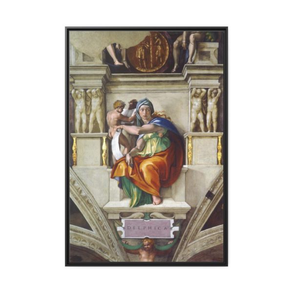 88299-176.jpg Delphic Sibyl by Michelangelo Buonarroti Framed Canvas