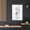 88299-184.jpg Male Archer Aiming Framed Canvas