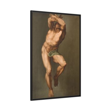 Last Judgment by Michelangelo Buonarroti Framed Canvas