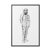 88299-211.jpg Astronaut in Space Suit Framed Canvas