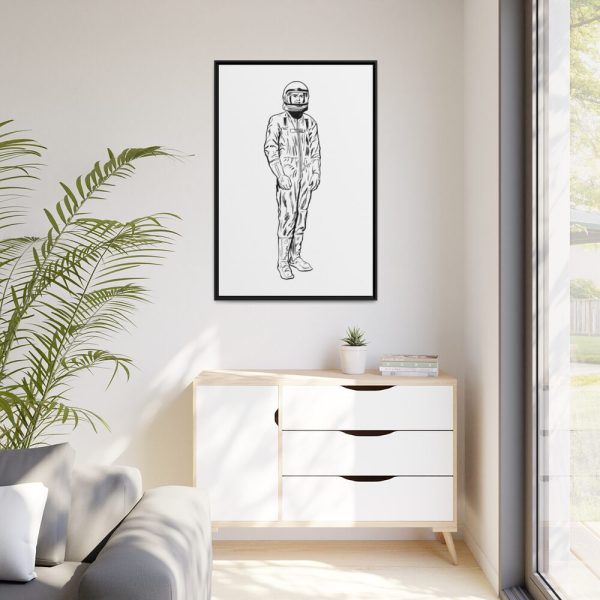 88299-213.jpg Astronaut in Space Suit Framed Canvas
