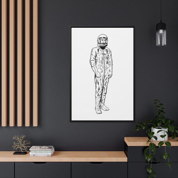 88299-214.jpg Astronaut in Space Suit Framed Canvas
