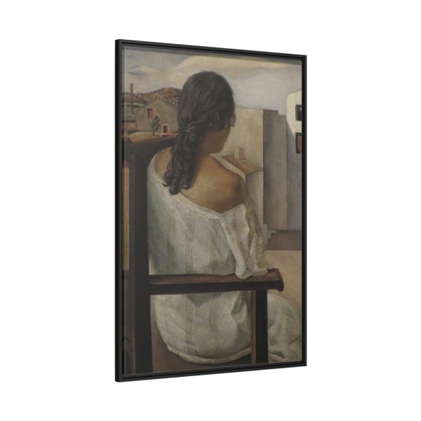 88299-245.jpg Girl from the Back by Salvador Dali Framed Canvas