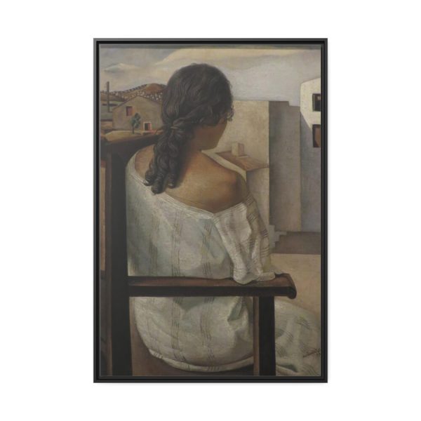 88299-246.jpg Girl from the Back by Salvador Dali Framed Canvas
