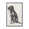 88299-26.jpg Aldrich's Dog by John Davis Hatch Framed Canvas