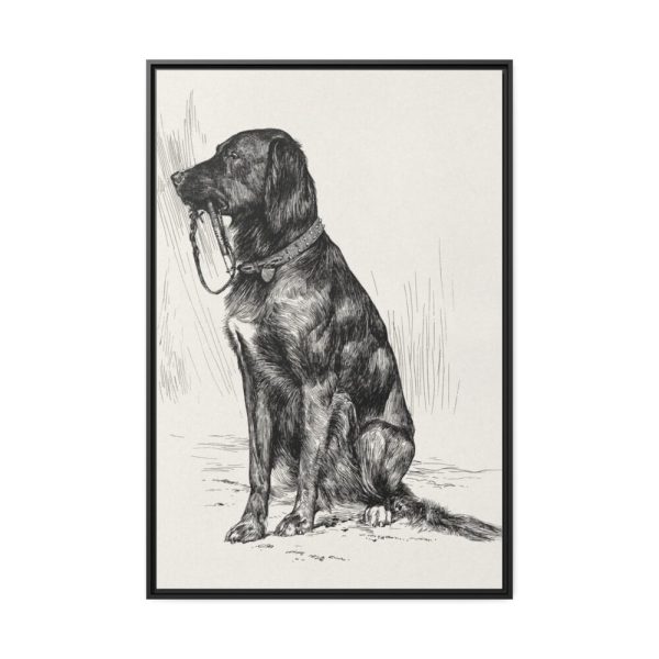 88299-26.jpg Aldrich's Dog by John Davis Hatch Framed Canvas