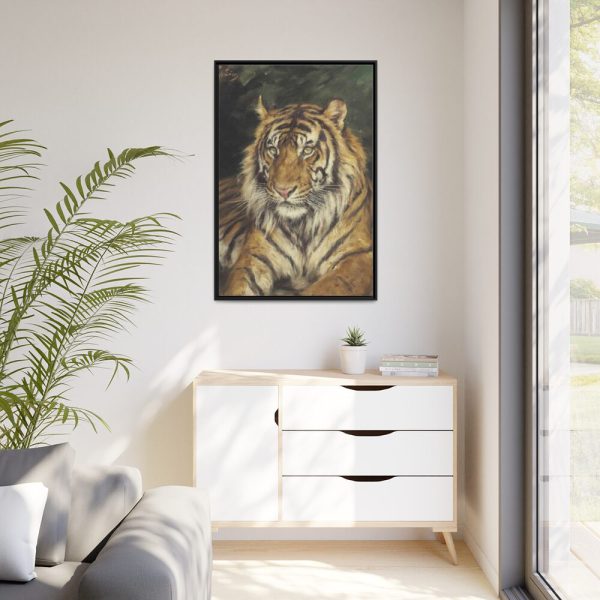 88299-268.jpg Tiger by Vastagh Géza Framed Canvas