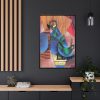 88299-274.jpg Glass, Cup and Newspaper by Huan Gris Framed Canvas