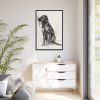 88299-28.jpg Aldrich's Dog by John Davis Hatch Framed Canvas
