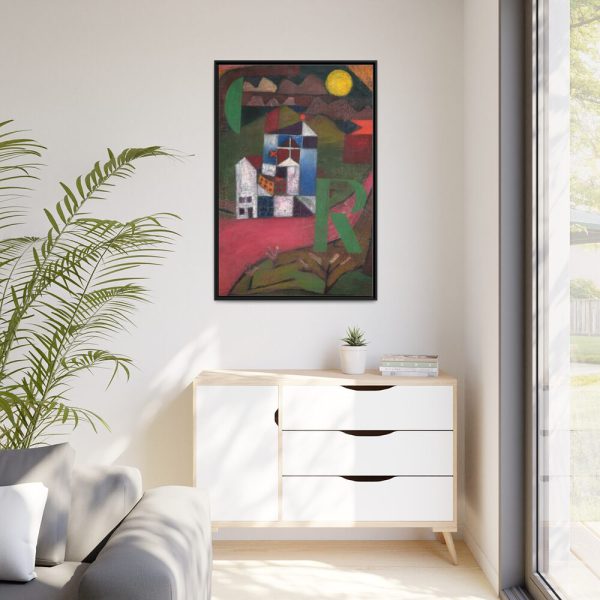 Villa R by by Paul Klee Framed Canvas