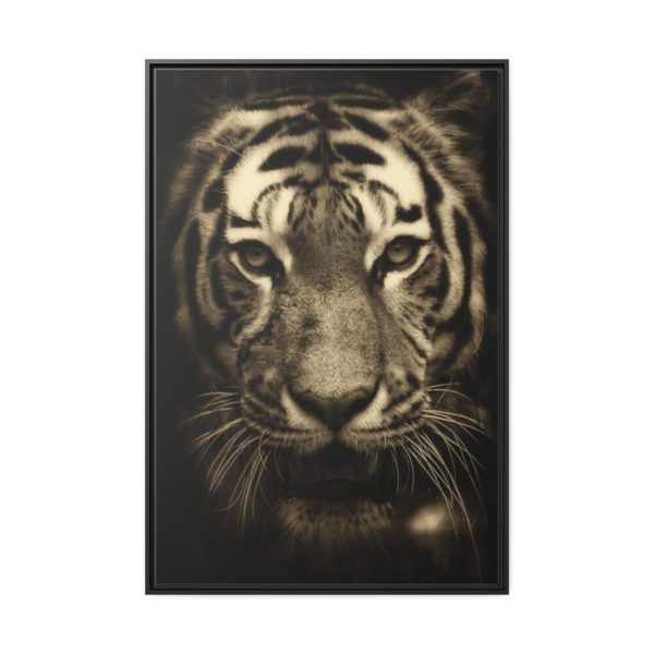 Wild Tiger Framed Canvas