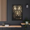 Wild Tiger Framed Canvas