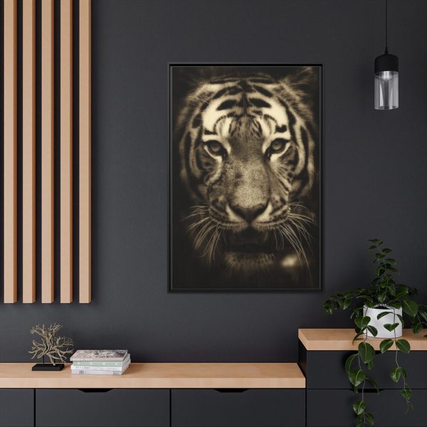 Wild Tiger Framed Canvas