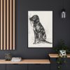 88299-29.jpg Aldrich's Dog by John Davis Hatch Framed Canvas