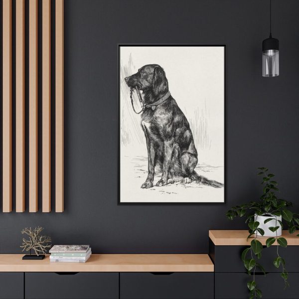 88299-29.jpg Aldrich's Dog by John Davis Hatch Framed Canvas