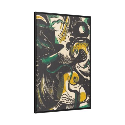 Genesis II by Franz Marc Framed Canvas