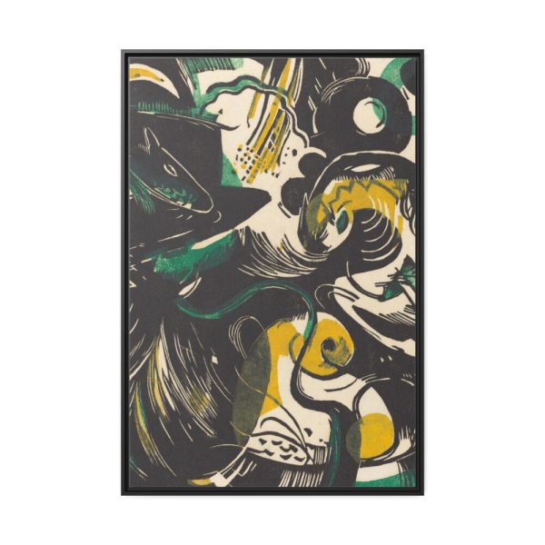 Genesis II by Franz Marc Framed Canvas