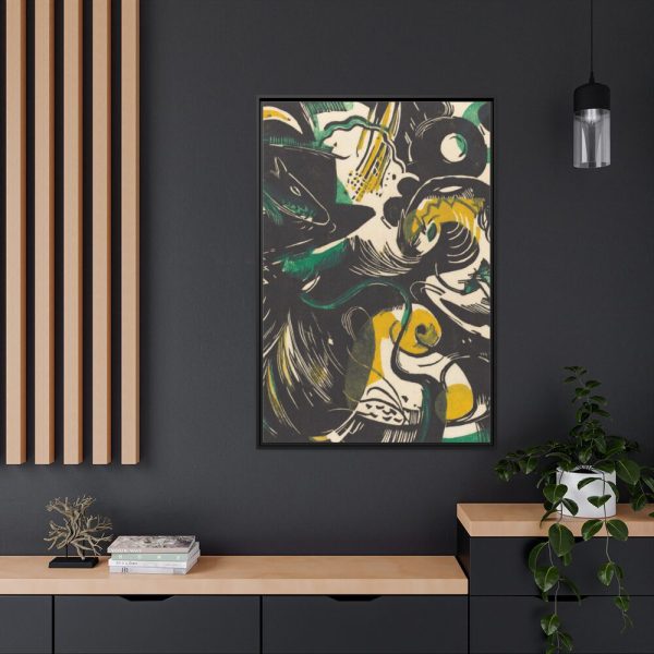 Genesis II by Franz Marc Framed Canvas