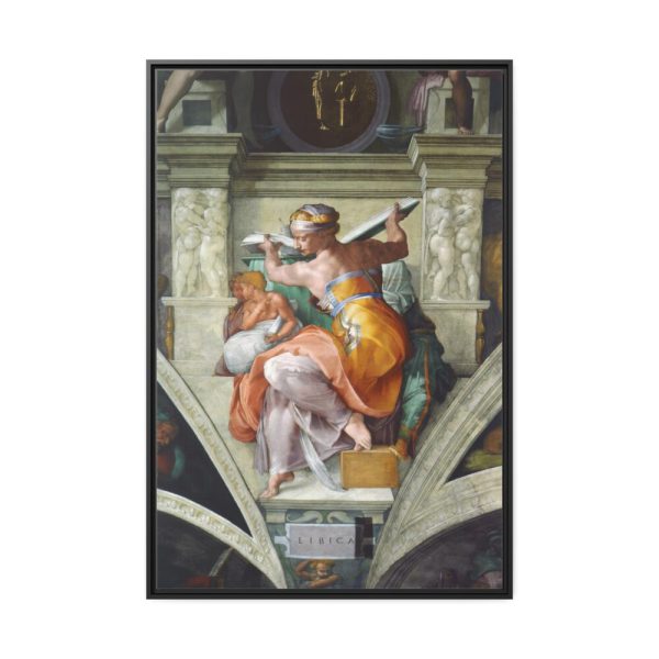 88299-306.jpg Libyan Sibylesby Michelangelo Buonarroti Framed Canvas