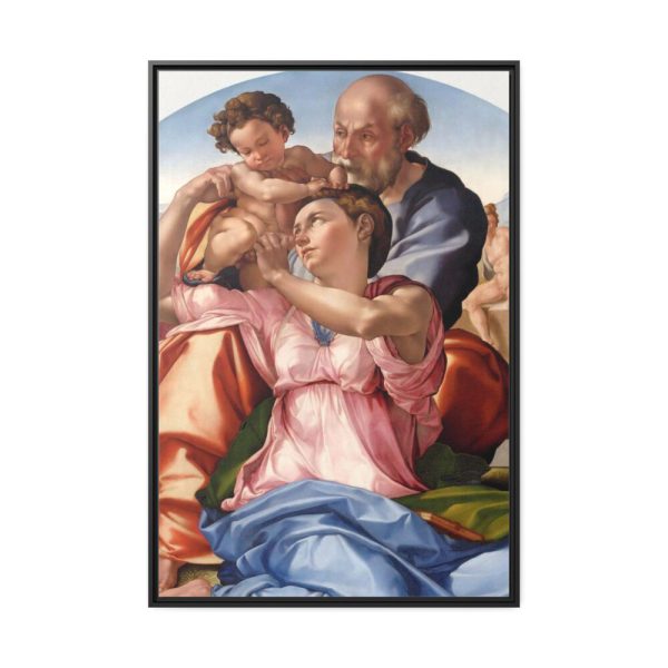 88299-321.jpg Doni Tondo by Michelangelo Buonarroti Framed Canvas