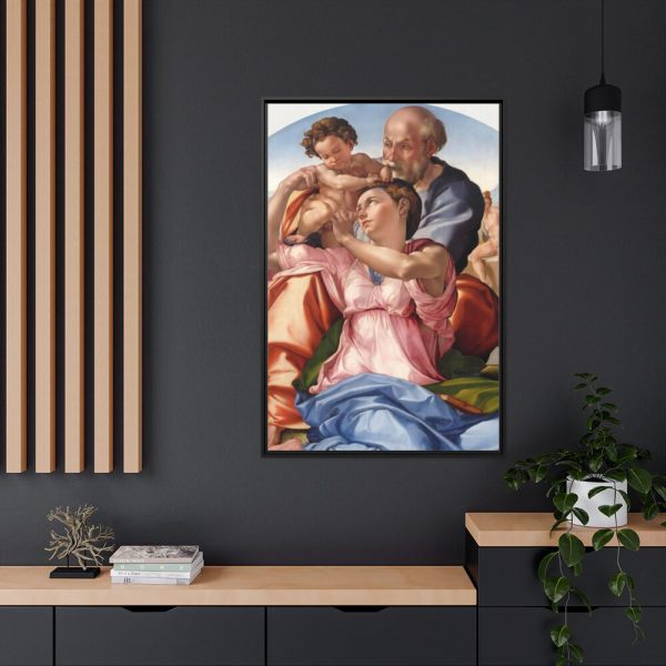 88299-324.jpg Doni Tondo by Michelangelo Buonarroti Framed Canvas