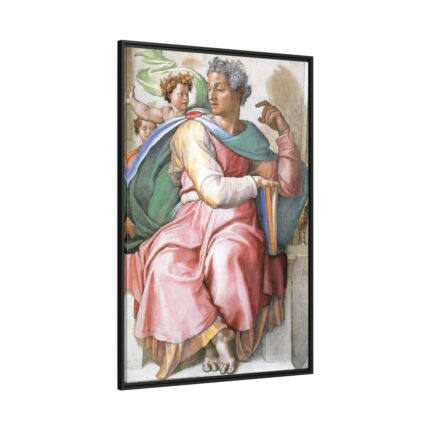 Isaiah by Michelangelo Buonarroti Framed Canvas