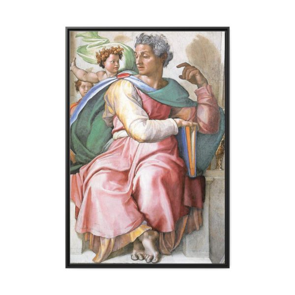 88299-336.jpg Isaiah by Michelangelo Buonarroti Framed Canvas