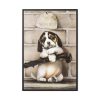 88299-36.jpg Puppy by L. Prang & Co Framed Canvas