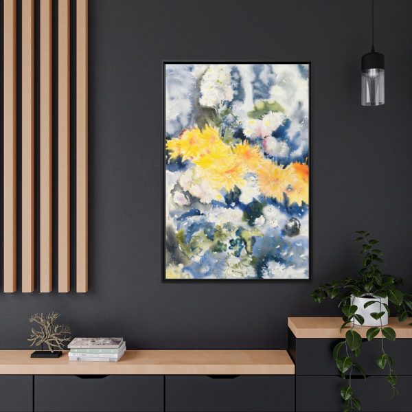 88299-4.jpg Yellow and Blue by Charles Demuth Framed Canvas