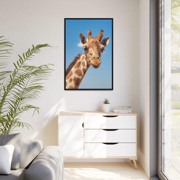 88299-403.jpg Giraffe Cameloparadalis Fauna Framed Canvas