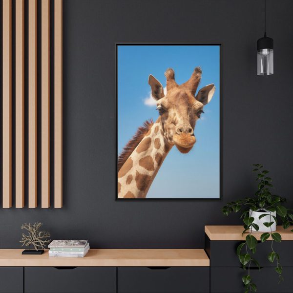 88299-404.jpg Giraffe Cameloparadalis Fauna Framed Canvas