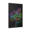 88299-405.jpg Flower Butterfly Light Effect Framed Canvas