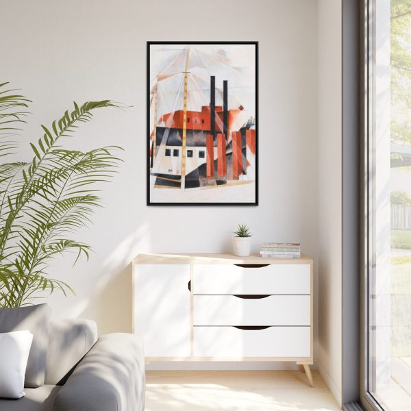 88299-43.jpg Piano Mover's Holiday by Charles Demuth Framed Canvas