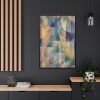 88299-64.jpg Window overlooking the city Framed Canvas