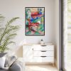 Landscape with Animals by Franz Marc Framed Canvas