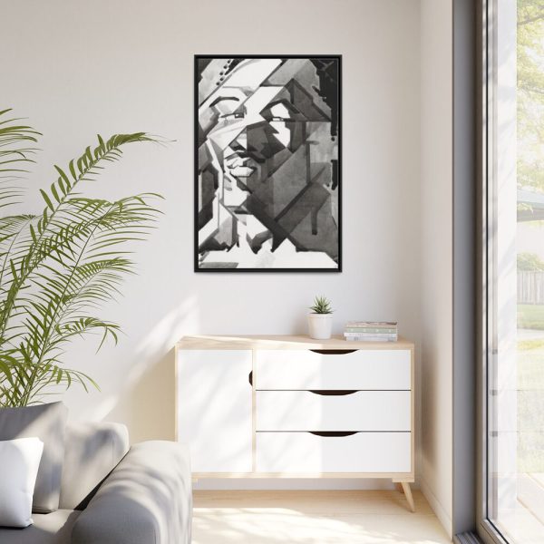 88299-73.jpg Self-Portrait Drawing by Reijer Stolk Framed Canvas
