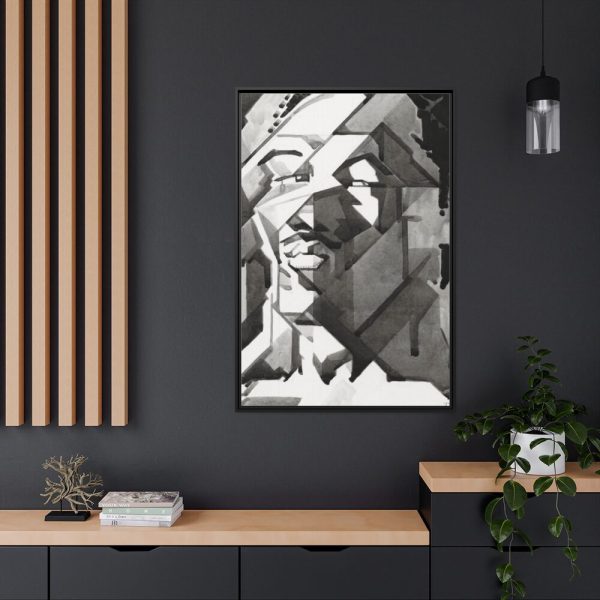 88299-74.jpg Self-Portrait Drawing by Reijer Stolk Framed Canvas
