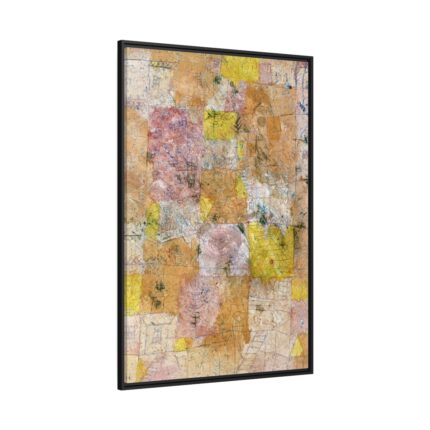 Suburban Idyll by Paul Klee Framed Canvas