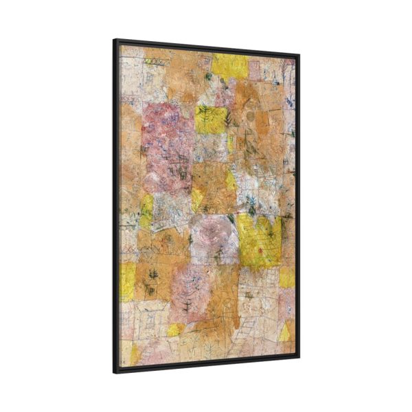 Suburban Idyll by Paul Klee Framed Canvas