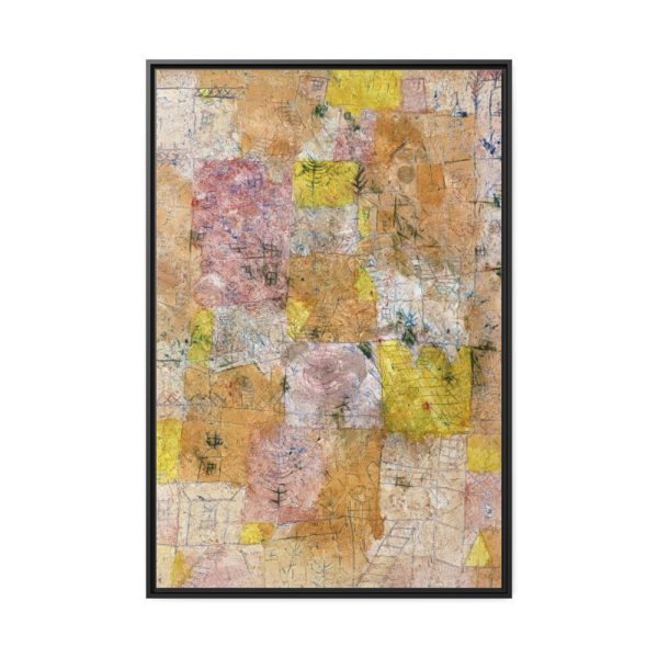 Suburban Idyll by Paul Klee Framed Canvas