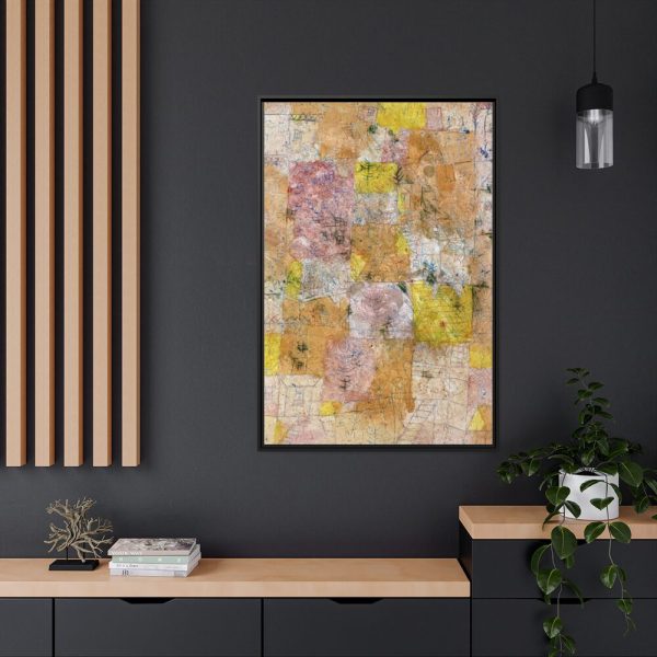 Suburban Idyll by Paul Klee Framed Canvas