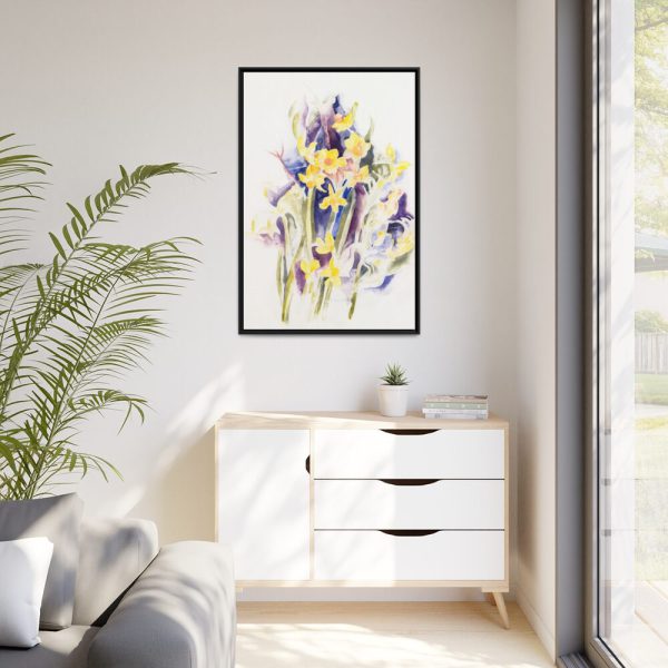 88299-8.jpg Small Daffodils by Charles Demuth Framed Canvas
