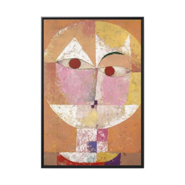 Senecio (Baldgreis) by Paul Klee Framed Canvas